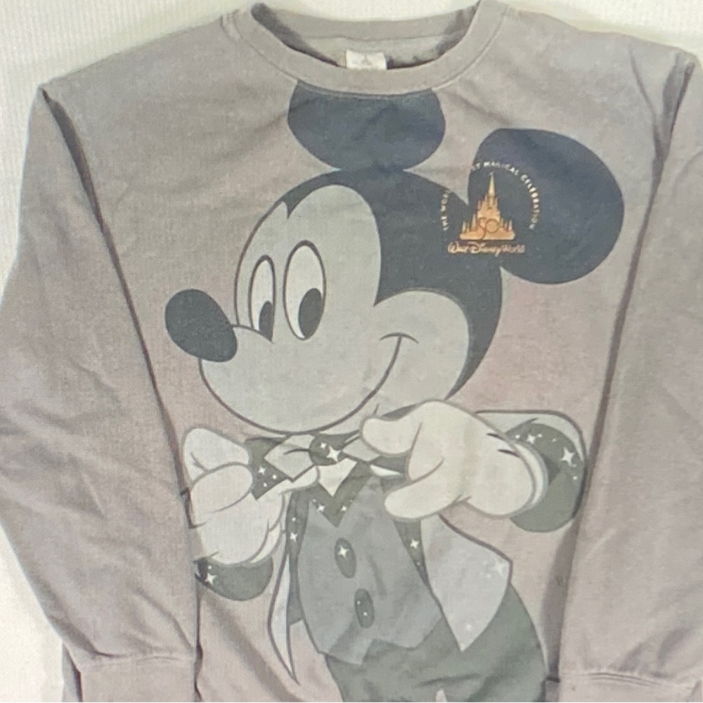 Disney Gray Mickey Mouse Graphic Sweatshirt